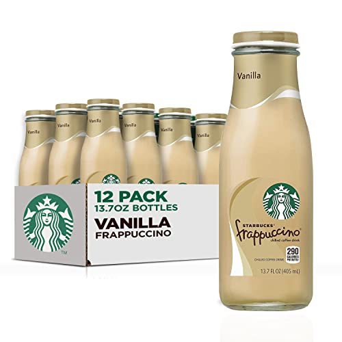 12 Pack Starbucks Vanilla Frappuccino Coffee Drink 13.7oz