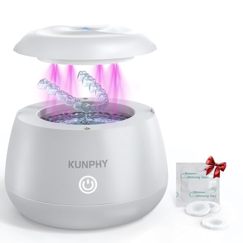 Ultrasonic 48kHz Dental Retainer Cleaning Machine
