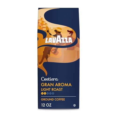 Lavazza Gran Aroma Light Roast Ground Coffee 12oz Bag