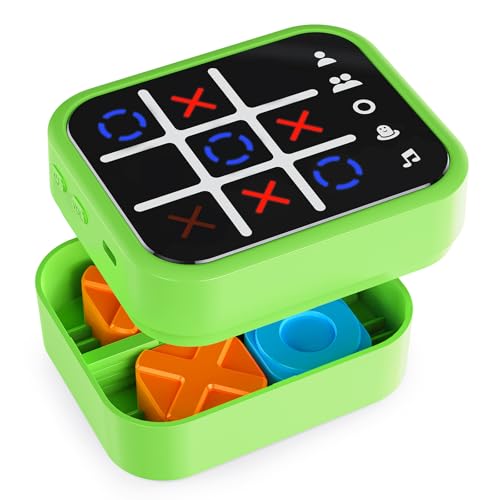 Rechargeable Electronic Tic Tac Toe Handheld Game