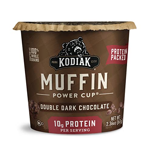 12 Pack Kodiak Cakes Double Dark Chocolate Minute Muffins