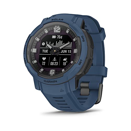 Garmin Instinct Crossover Solar Rugged Hybrid Smartwatch