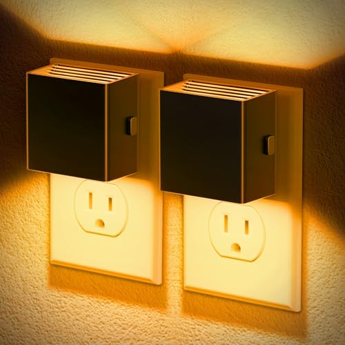 2 Pack Night Light Plug In with Auto Sensor