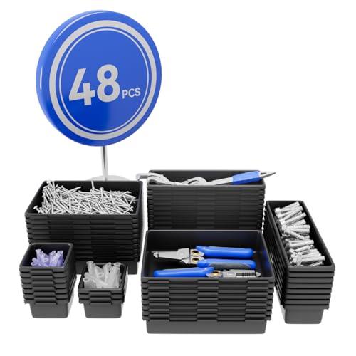 48 Pack Tool Box Drawer Organizer Trays