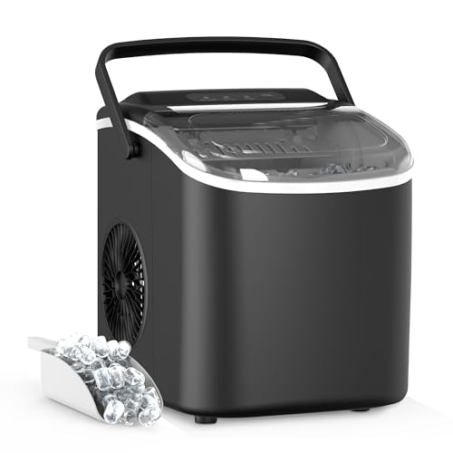 26lb Countertop Ice Maker with Self-Cleaning