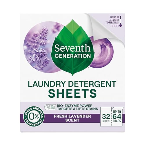 64 Load Seventh Generation Laundry Detergent Sheets (Lavender)