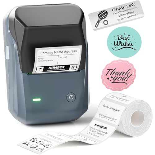 NIIMBOT B1 Portable Thermal Label Maker Printer