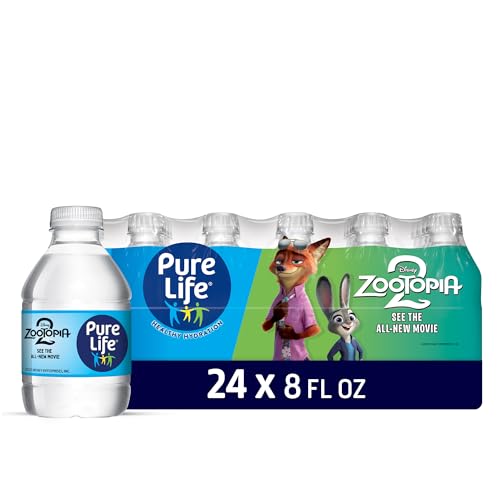 24 Pack Pure Life Purified Water Bottles 8 fl oz