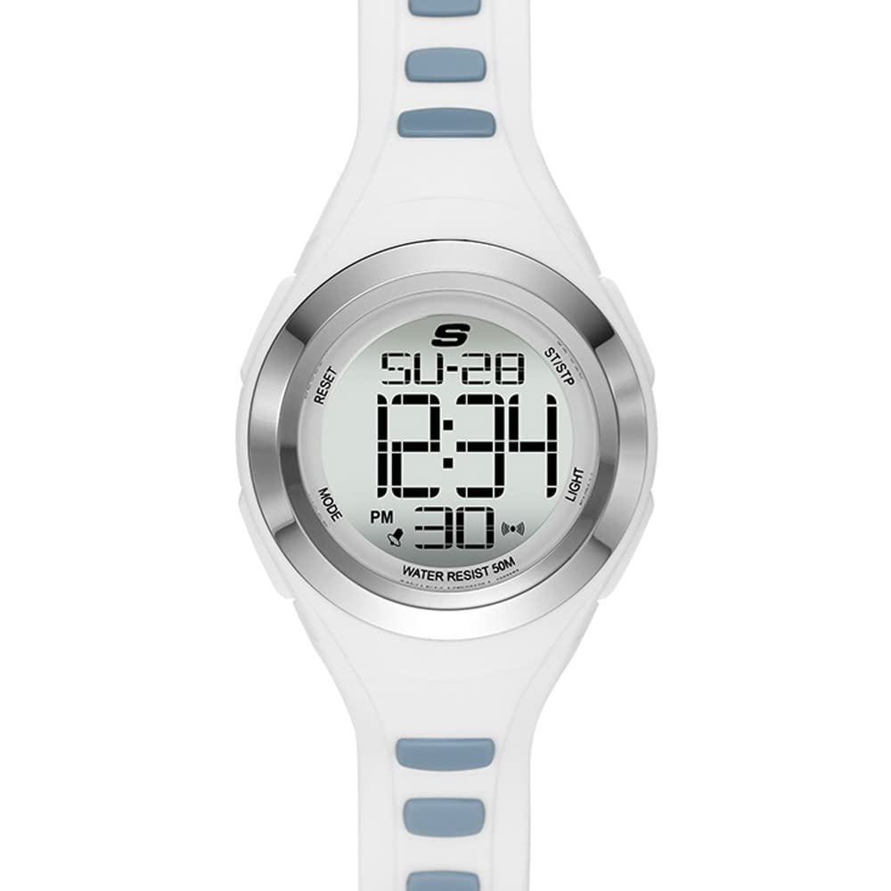 Skechers Men's Silver Digital Watch Model SR1130