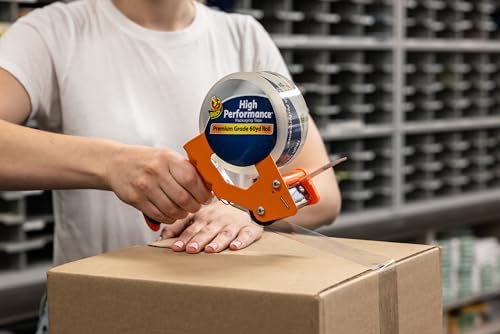 Duck Brand HP260 High Performance 3.1 Mil Packaging Tape, 1.88-Inch x 60 Yard Roll, Crystal Clear, 6 Rolls