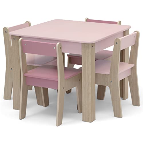Delta Children Kids Table and Chair Set - Blush
