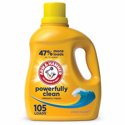 105 fl oz Arm & Hammer HE Liquid Laundry Detergent