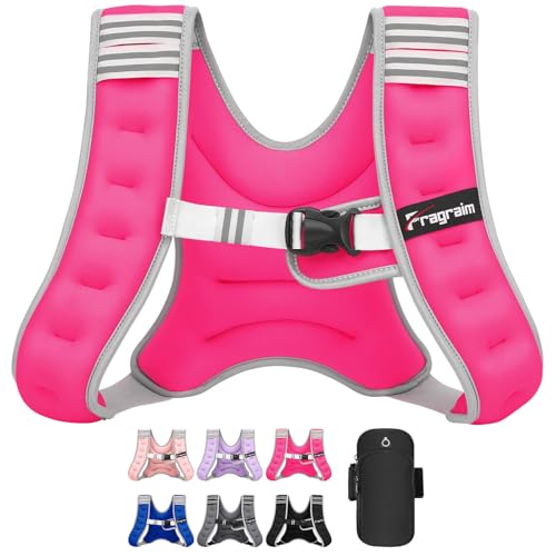 10lb Weighted Workout Vest with Phone Pouch