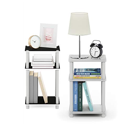 2 Pack Furinno 3-Tier End Side Tables