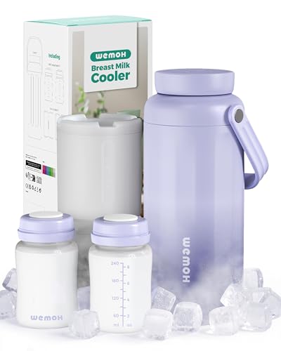 18oz Breast Milk Cooler Bottle Leakproof TSA Approved
