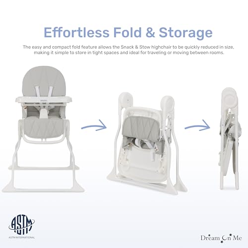 Dream On Me Portable Snack and Stow High Chair