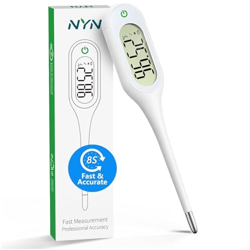 Fast-Read Digital Thermometer with Fever Alarm