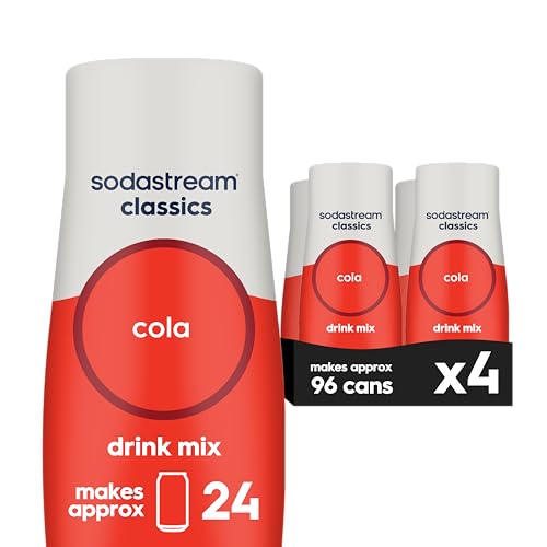 4 Pack SodaStream Cola Soda Syrup 14.8 Fl Oz