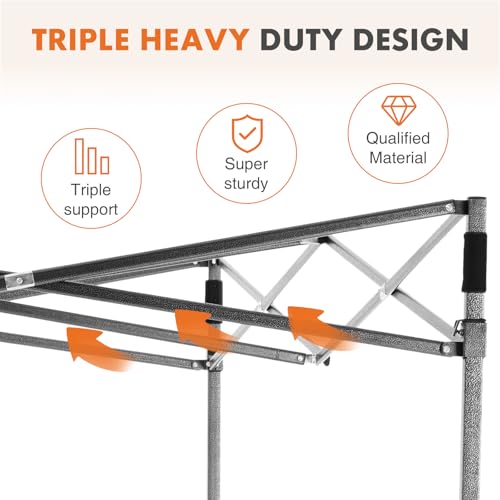 10x10 Heavy Duty Canopy Tent with Sand Bags