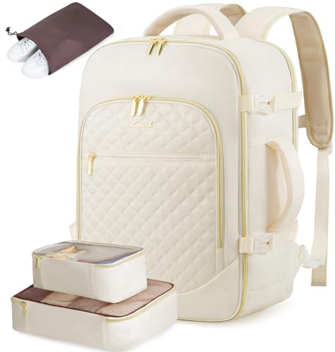 40L Travel Laptop Backpack Carry On with Packing Cubes