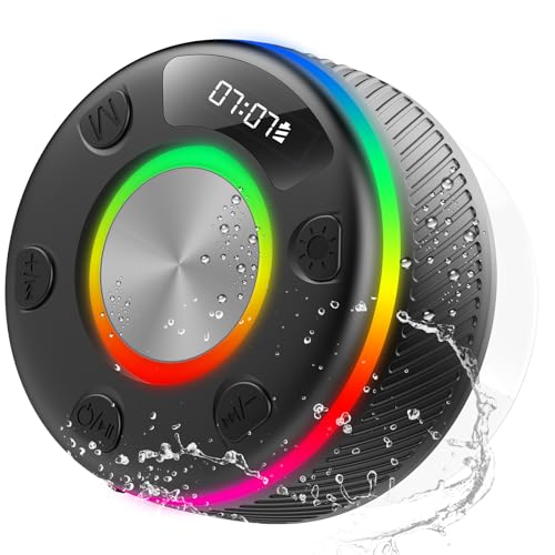 Waterproof Bluetooth Shower Speaker with Suction Cup