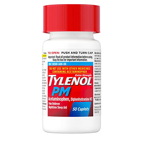 Tylenol PM Extra Strength Pain Relief Caplets