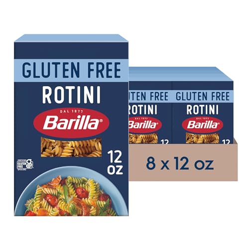 8 Pack Barilla Gluten Free Rotini Pasta 12 Ounce