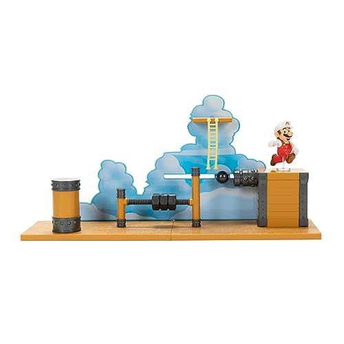 Super Mario Bowser's Airship Playset with Mario Figure