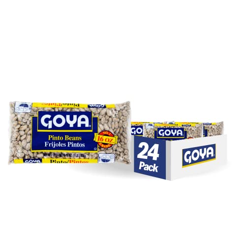 24 Pack Goya Pinto Beans 1 Pound Bags (OU)