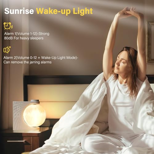 Sunrise Alarm Clock with Night Light & Sounds