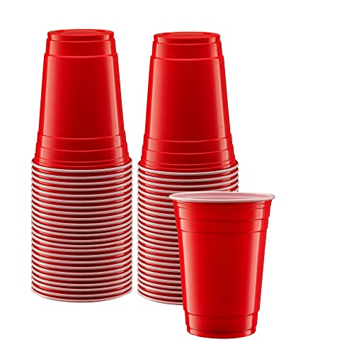 50 Count 18 oz Disposable Plastic Party Cups