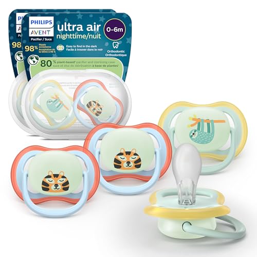 4 Pack Philips Avent Ultra Air Night Pacifiers