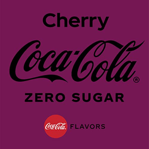 Coca-Cola Zero Sugar Cherry Diet Soda Soft Drink, 16.9 fl oz, 6 Pack