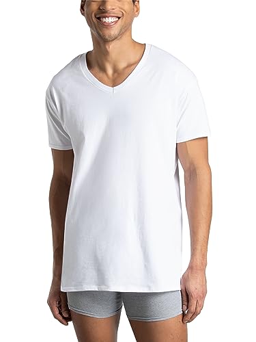 Fruit of the Loom Stay Tucked V-Neck T-Shirt 6-Pack