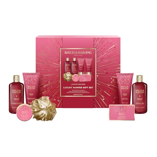 Baylis & Harding Midnight Cherry Vegan Pamper Gift Set