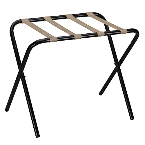 Folding Luggage Rack with Durable Straps