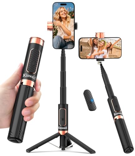 Selfie Stick Tripod with Bluetooth Remote for Phones