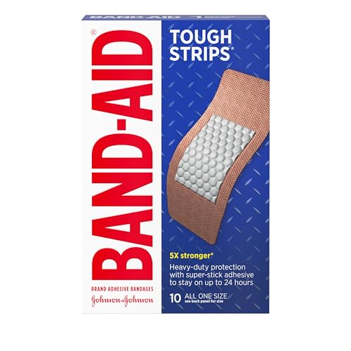 10 Count Band-Aid Tough Strips Extra Large Bandages