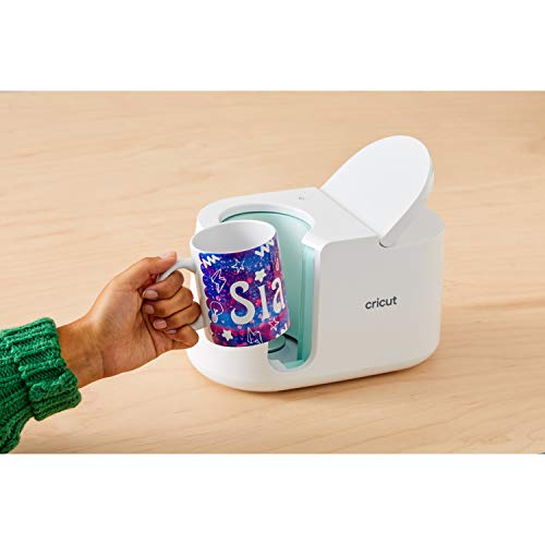 Cricut Beveled Blank Mug, Ceramic-Coated, Dishwasher & Microwave Safe to Decorate, Mug Press & Infusible Ink Compatible,15 Oz Sublimation Mug, Ideal for Crafts and Printing, 6 Count, White