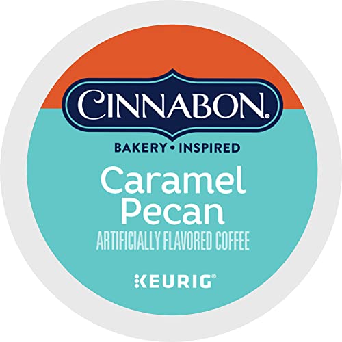 Cinnabon Caramel Pecan Coffee, Keurig Single Serve K-Cup Pods, 96 Count (4 Packs of 24)