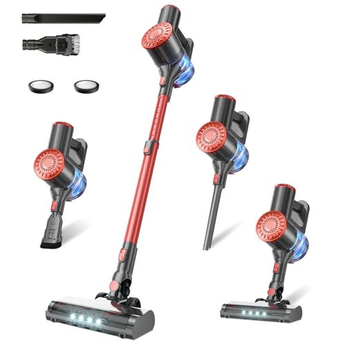 Cordless Stick Vacuum Cleaner, 8-in-1 Lightweight Rechargeable