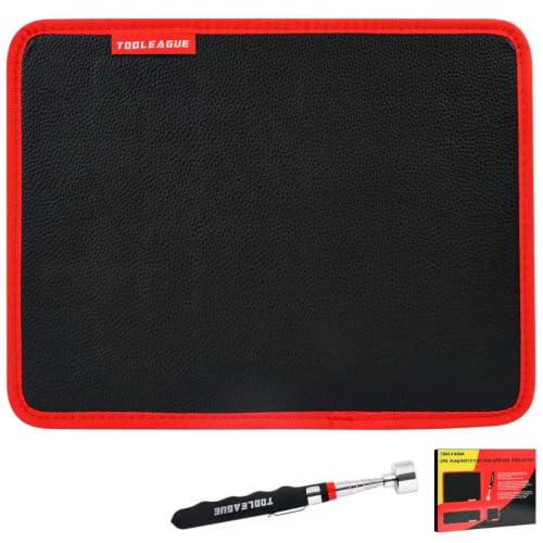 Magnetic Tool Mat with Telescoping Pickup Pen