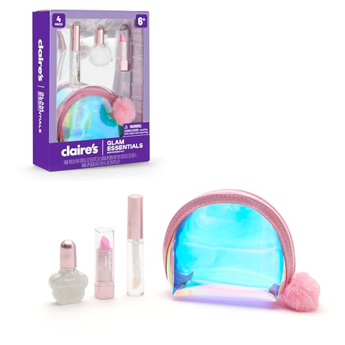 Claire's Kids Makeup Kit with Pouch, 4 Piece