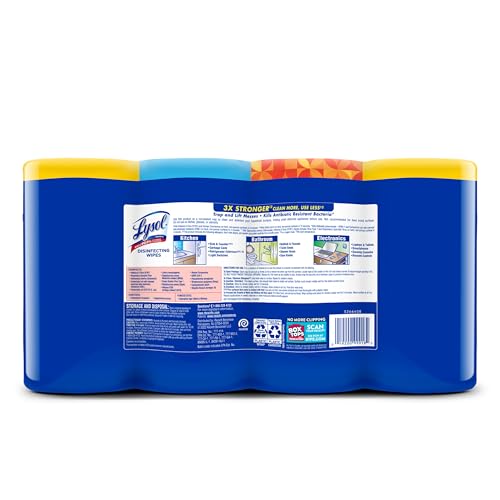 80 Count Lysol Disinfecting Wipes Bundle