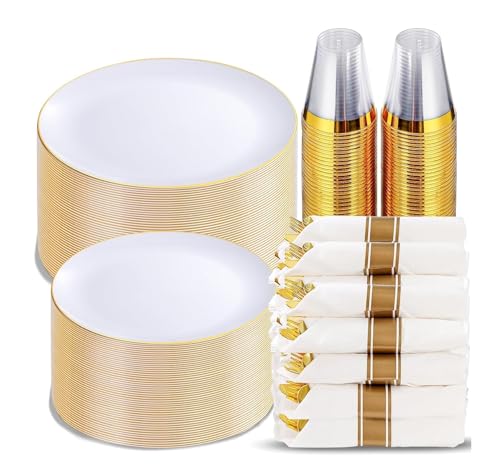 350 Piece Disposable Plates and Cutlery Party Set