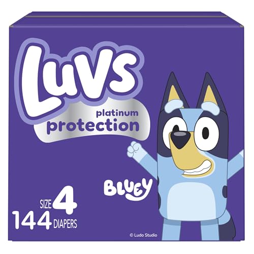 144 Count Luvs Platinum Protection Baby Diapers