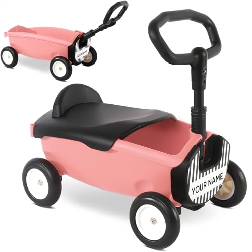 Toddler 2-in-1 Pull Toy Wagon Cart