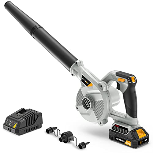 20V Cordless Leaf Blower with Battery and Charger