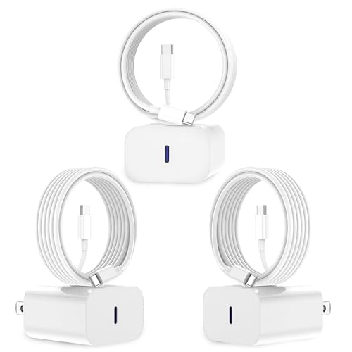 3 Pack USB C Fast Charger Cables for iPhone