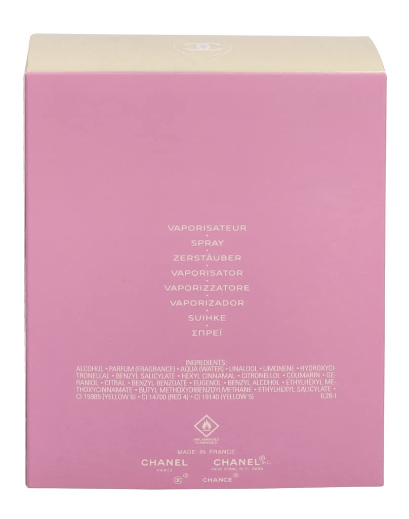 CHANEL Chance Eau de Toilette Spray for Women